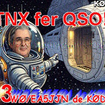 SSTV image received 2026-04-08 16:12