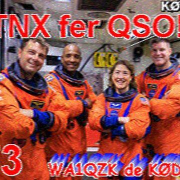 SSTV image received 2026-04-08 16:19