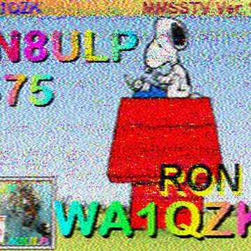SSTV image received 2026-04-08 16:34