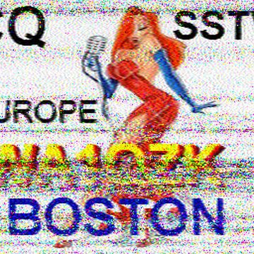 SSTV image received 2026-04-08 16:51