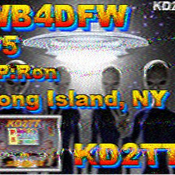 SSTV image received 2026-04-08 17:50