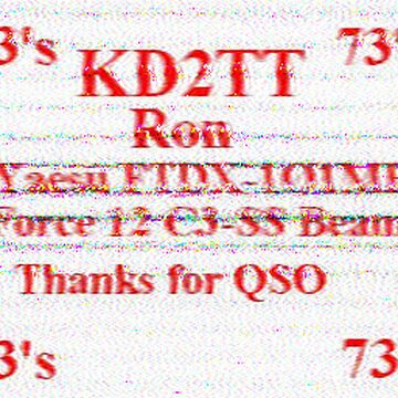 SSTV image received 2026-04-08 17:53