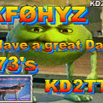 SSTV image received 2026-04-08 18:06