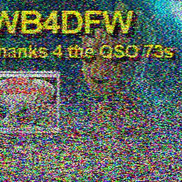 SSTV image received 2026-04-08 18:20