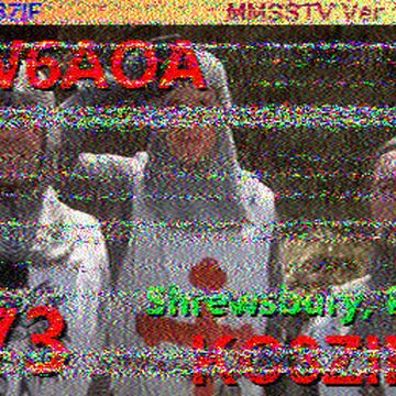 SSTV image received 2026-04-08 19:48