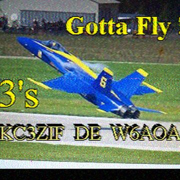 SSTV image received 2026-04-08 19:50
