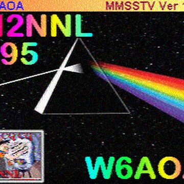SSTV image received 2026-04-08 19:58