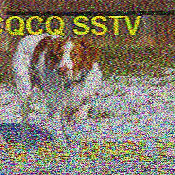 SSTV image received 2026-04-09 21:22