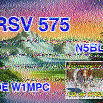 SSTV image received 2026-04-09 21:24