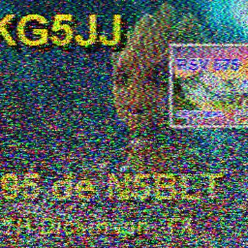 SSTV image received 2026-04-09 21:25