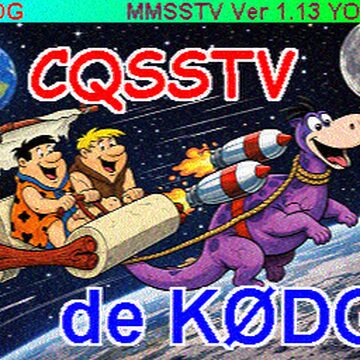 SSTV image received 2026-04-11 13:51