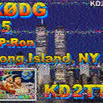 SSTV image received 2026-04-11 13:57