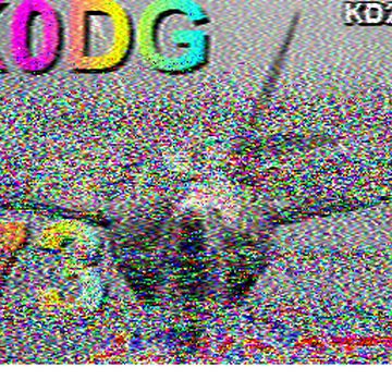 SSTV image received 2026-04-11 14:01