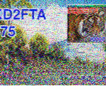 SSTV image received 2026-04-11 17:41