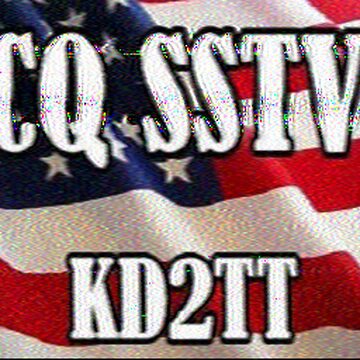 SSTV image received 2026-04-11 18:43