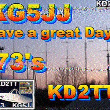 SSTV image received 2026-04-11 19:01