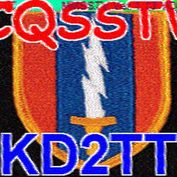 SSTV image received 2026-04-11 19:40