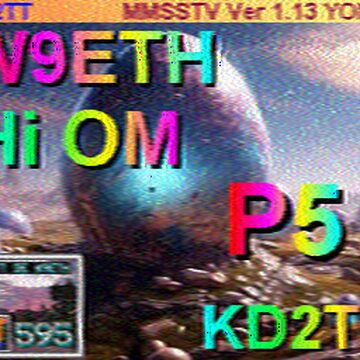 SSTV image received 2026-04-11 19:43
