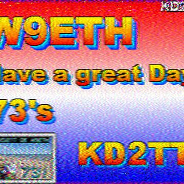 SSTV image received 2026-04-11 19:45