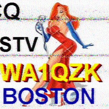 SSTV image received 2026-04-12 16:18
