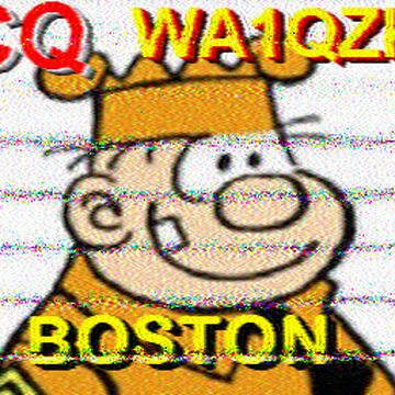 SSTV image received 2026-04-12 16:20
