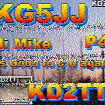 SSTV image received 2026-04-12 20:17