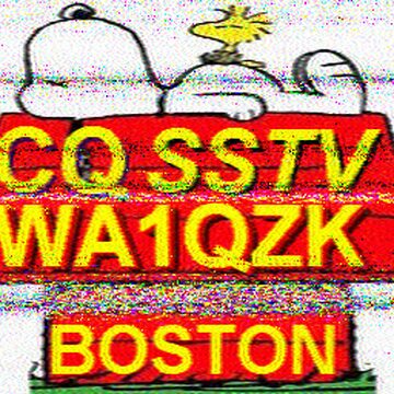 SSTV image received 2026-04-13 12:49