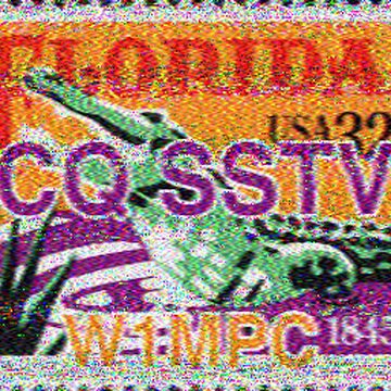 SSTV image received 2026-04-13 15:46