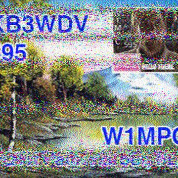 SSTV image received 2026-04-13 16:15
