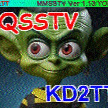 SSTV image received 2026-04-13 20:57