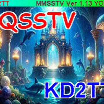 SSTV image received 2026-04-13 21:03