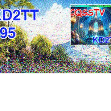 SSTV image received 2026-04-13 21:06