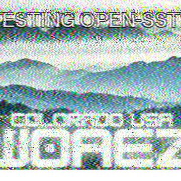 SSTV image received 2026-04-14 16:16
