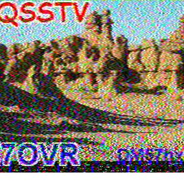 SSTV image received 2026-04-14 18:46