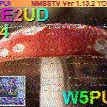 SSTV image received 2026-04-14 21:02