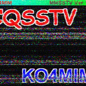 SSTV image received 2026-04-15 13:09