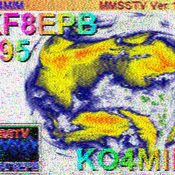SSTV image received 2026-04-15 20:24