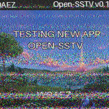 SSTV image received 2026-04-16 16:26