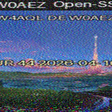 SSTV image received 2026-04-16 18:08