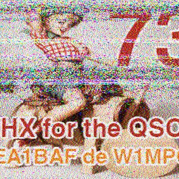 SSTV image received 2026-04-16 18:38