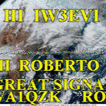 SSTV image received 2026-04-17 12:34