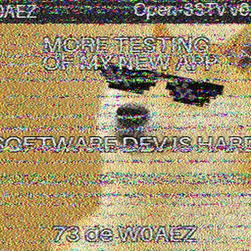 SSTV image received 2026-04-17 16:04