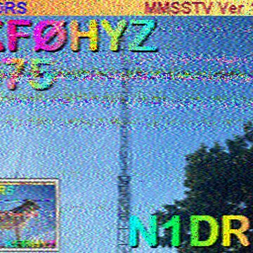 SSTV image received 2026-04-17 19:10