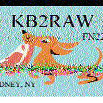 SSTV image received 2026-04-17 20:44