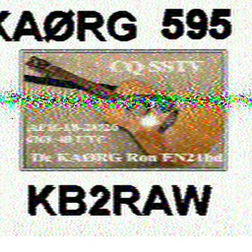 SSTV image received 2026-04-17 20:54