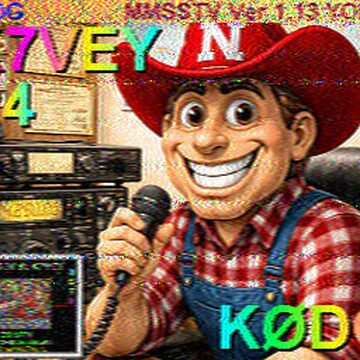 SSTV image received 2026-04-19 15:12
