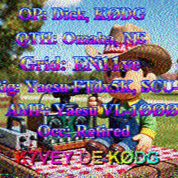 SSTV image received 2026-04-19 15:20