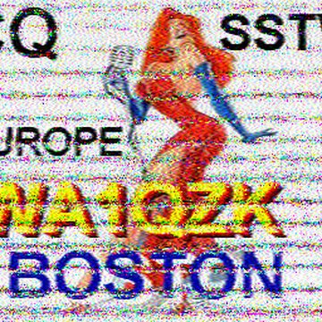 SSTV image received 2026-04-19 16:08