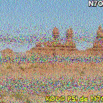 SSTV image received 2026-04-19 17:33