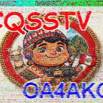 SSTV image received 2026-04-19 19:29